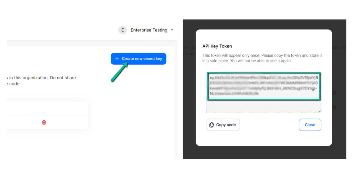 create API key in FormStory
