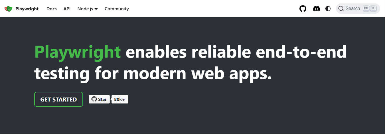 Playwright screenshot